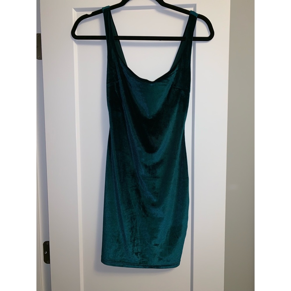 green velvet dress